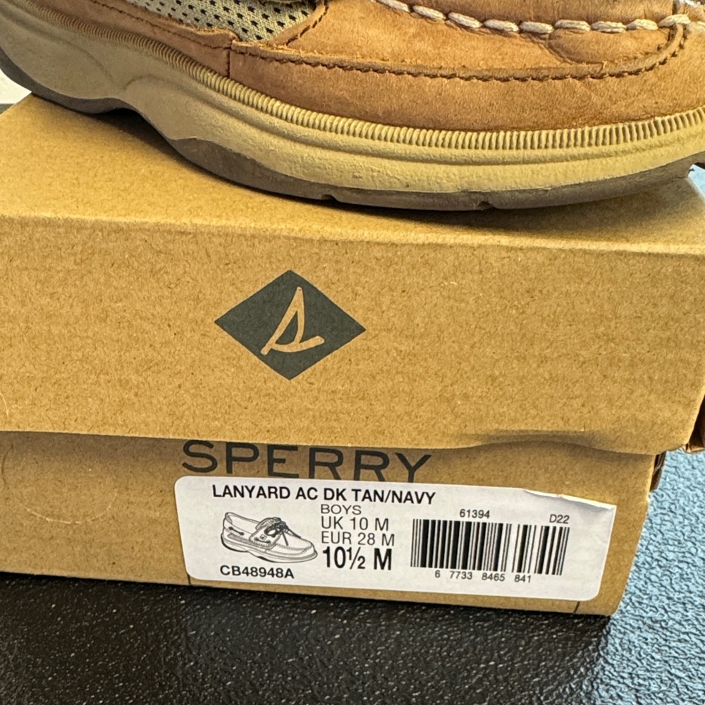 Sperry Kids Brown Moccasins - Picture 2 of 6